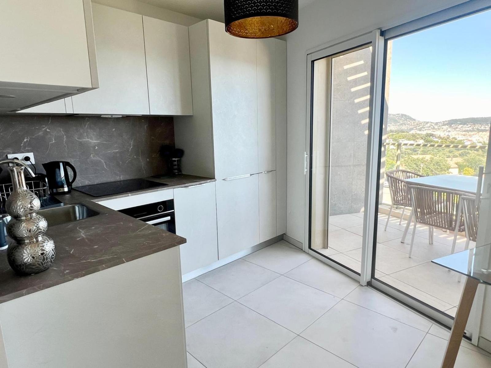 Panoramic Sea View Appartment Blue Pearl Νίκαια Εξωτερικό φωτογραφία