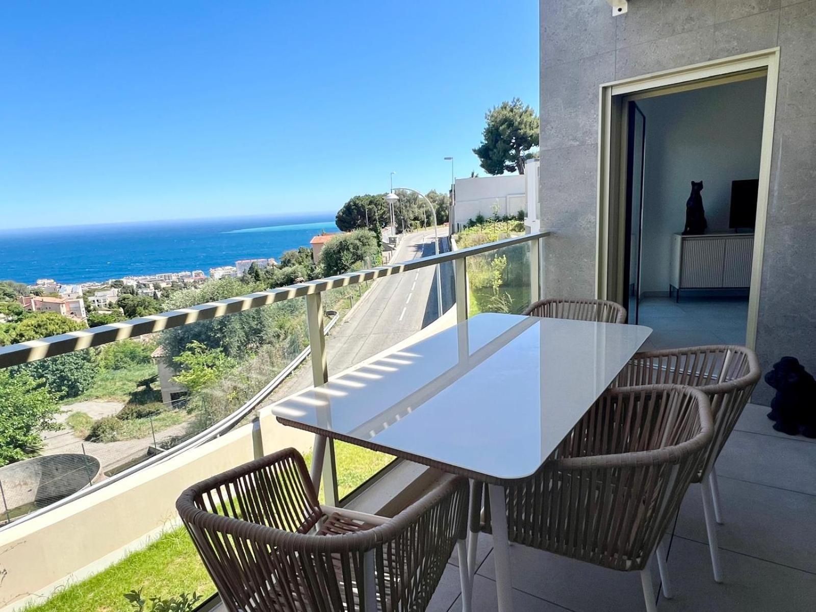 Panoramic Sea View Appartment Blue Pearl Νίκαια Εξωτερικό φωτογραφία